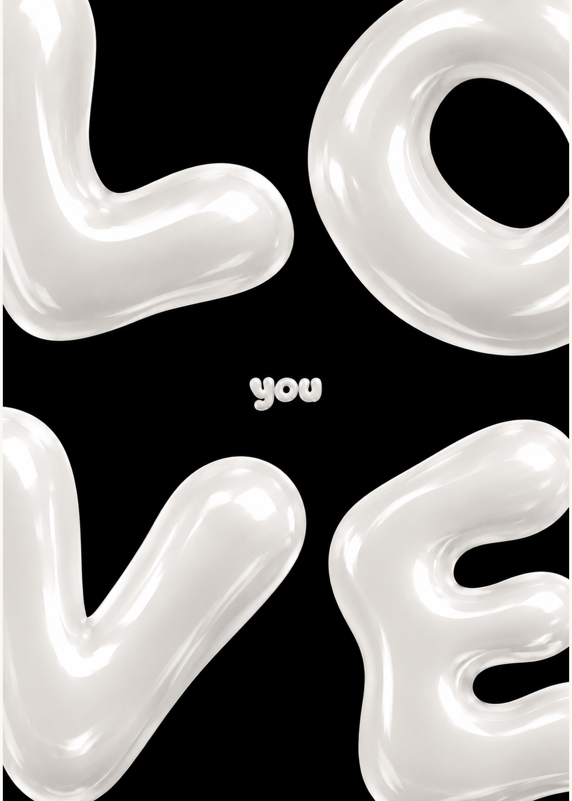 Affiche Amour de Wone Studio