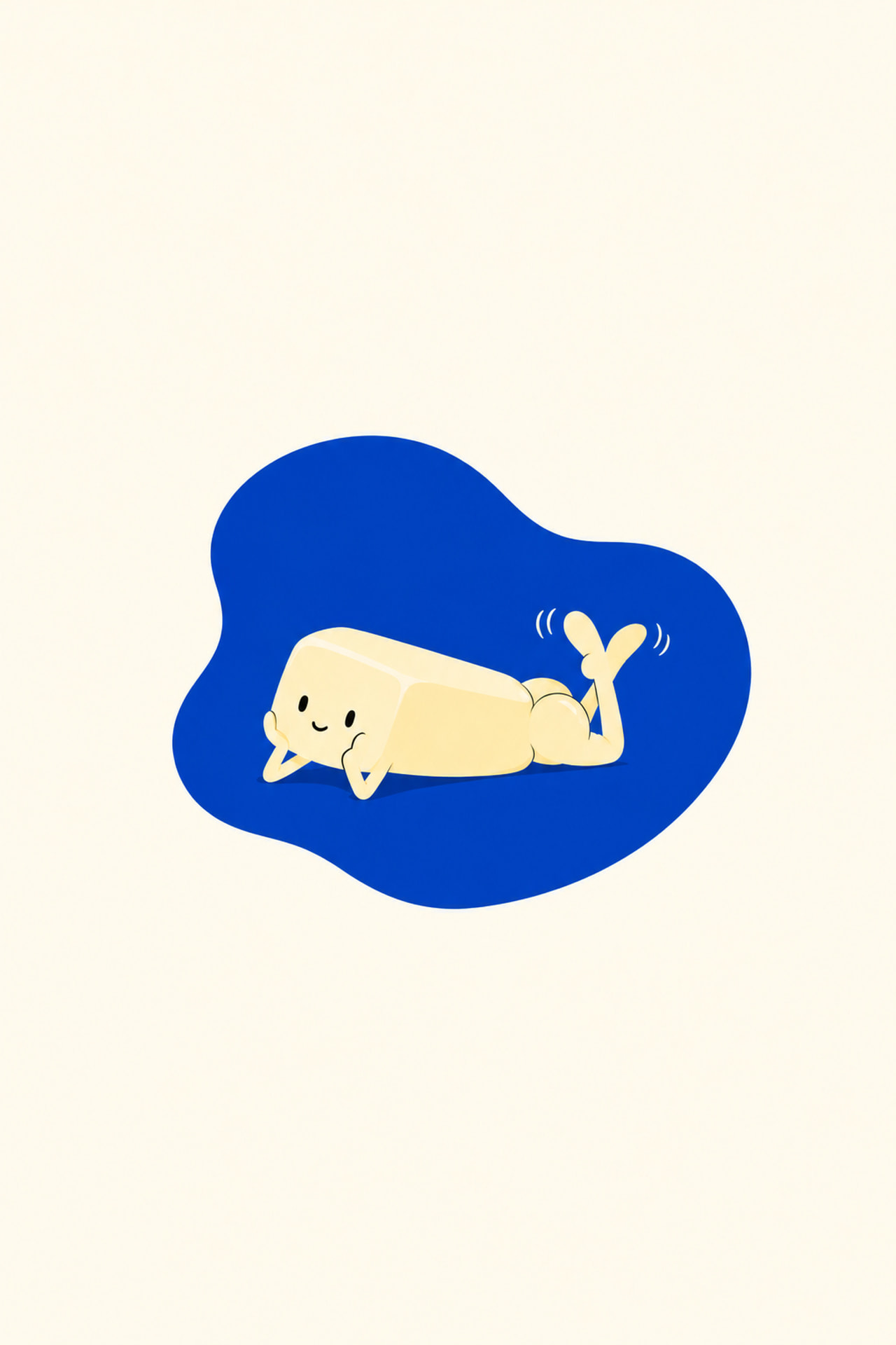 Affiche Beurre Bleu de Wone Studio
